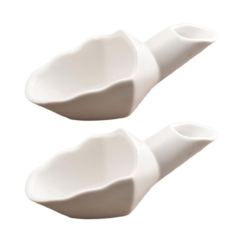 2PCS Coffee Measuring Scoop Bean Coffee Bean Dosing Cup Ground Coffee Spoon For Coffee Tea Sugar Flour (White,NONE) белый