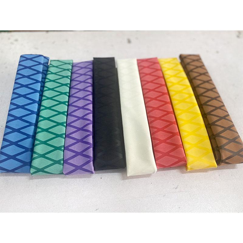Brown Purple White Anti-Slip Heat Shrink Tube Grip Sleeve for Fishing Rods