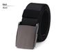 Men's Nylon Woven Canvas Belt with Automatic Buckle - Youth & Student Casual Tactical Belt