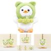 Charming Emotion Candy Duck Plush Toy With Frog Hat White And Yellow