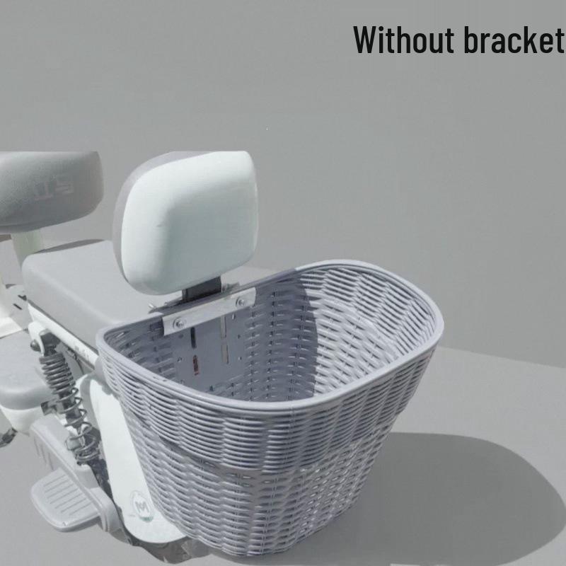Panier arrière pour moto électrique avec dossier pour le rangement