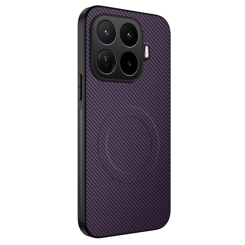 For Xiaomi 17T/17T pro/15T Pro Case Luxury Carbon Textured Frosted Magnetic Cover For Mi Xiaomi 17T Pro Skin Friendly  Funda