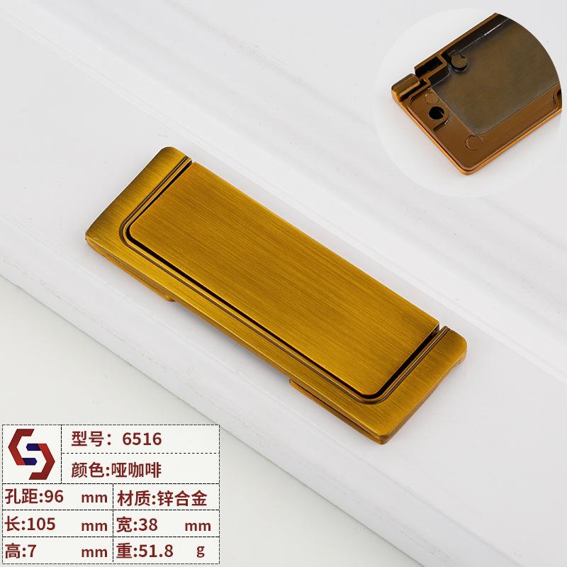 1pcs Modern Hidden Furniture Handles Black Gold Drawer Door Pull Handles for Cabinets and Drawers Beside  Knobs Cupboard Knob