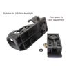 1Pcs Flashlight With Lever Side Lock System Flashlight Holder For Belt 360° Rotatable For 2.5-3Cm Diameter Flashlight