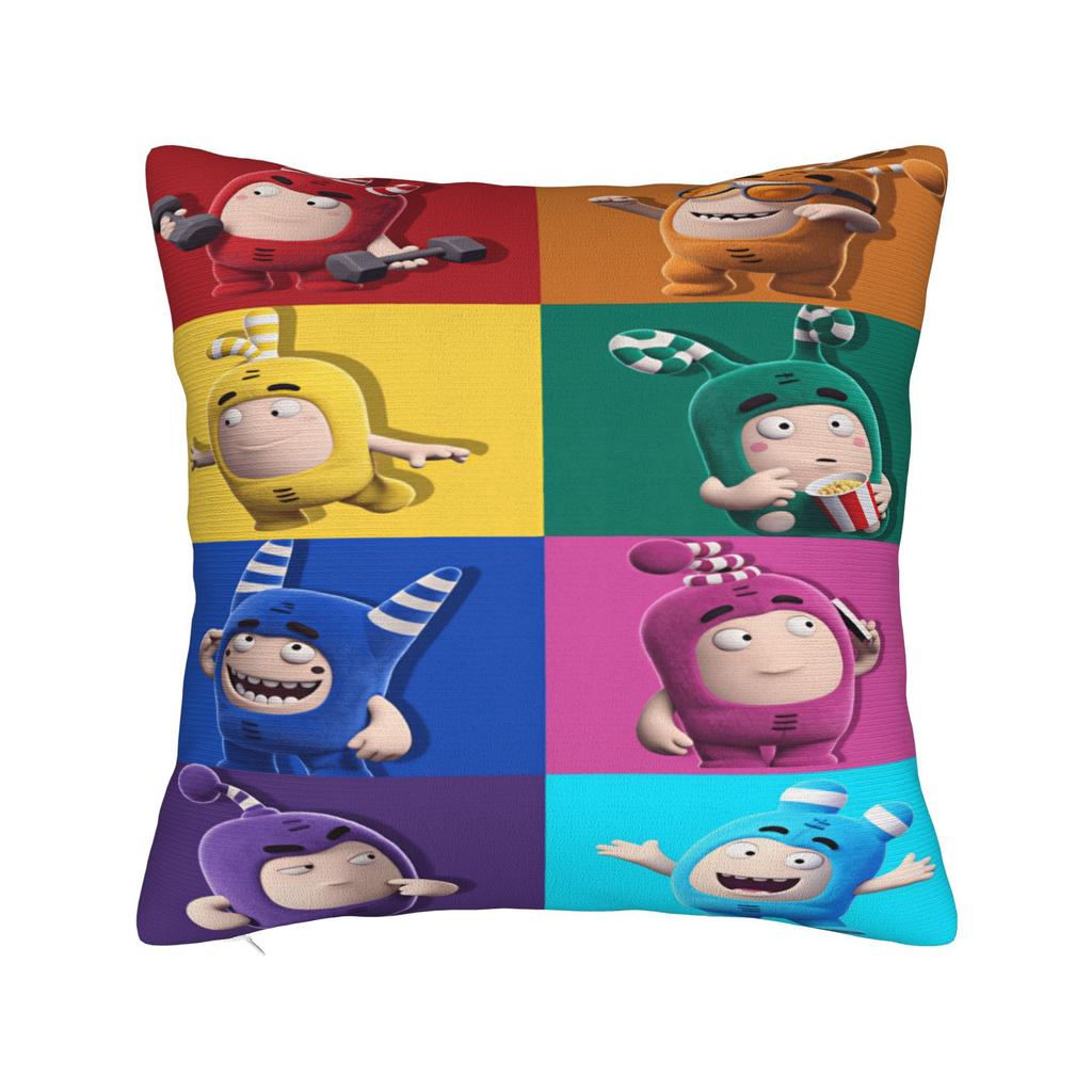 Oddbodes Cartoon Pillow Case  Print Pillow Cover For Wedding Party Home Decor Funny Pillowcases