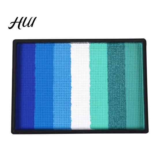 Regenbogen Gesichtsfarbe 50G für Körperbemalung, Hochpigmentiertes Make-up Kinder Halloween Party Cosplay, Abwaschbar Erwachsene Langanhaltend