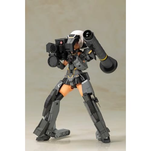 Kotobukiya Frame Arms Girl Gourai Kai Black with FGM148 Type Anti-Tank Missile, Approximately 160mm Tall, Non-Scale Plastic Model
