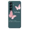 For Samsung Galaxy A17 5G Case Butterfly Pattern Printing Straight Edge TPU Phone Back Cover