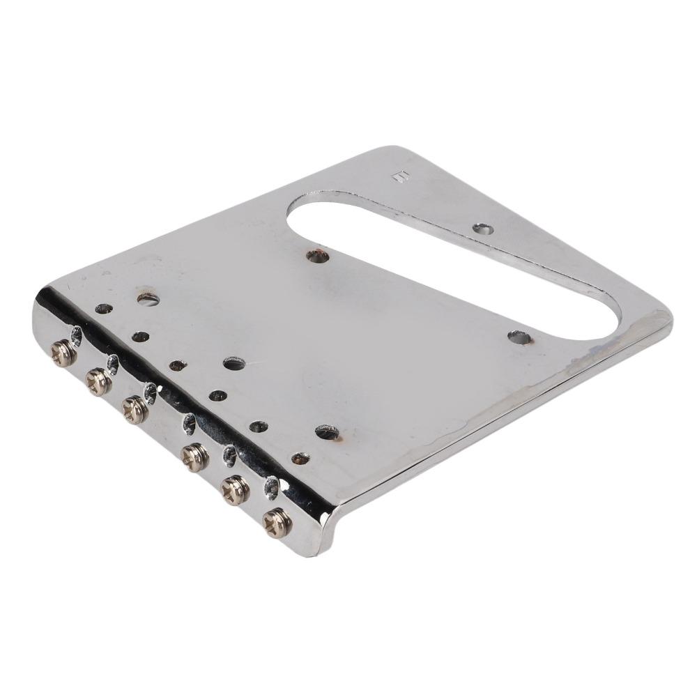 6 Saddle Electric Guitar Bridge L Shape Design Saddle Bridge Hardtail Bridge For Electric Guitar
