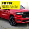 Fit -2025 Dodge Ram 1500 Quad Cab Black Pillar Posts Door Trim Window Cover
