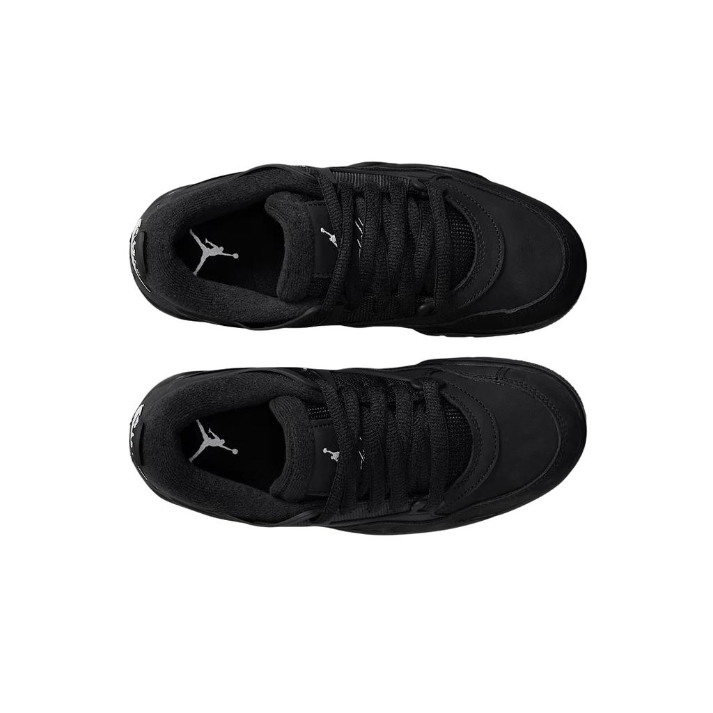 Air Jordan 4 RM GS Black Cat Kids Sneakers White FQ7938-004