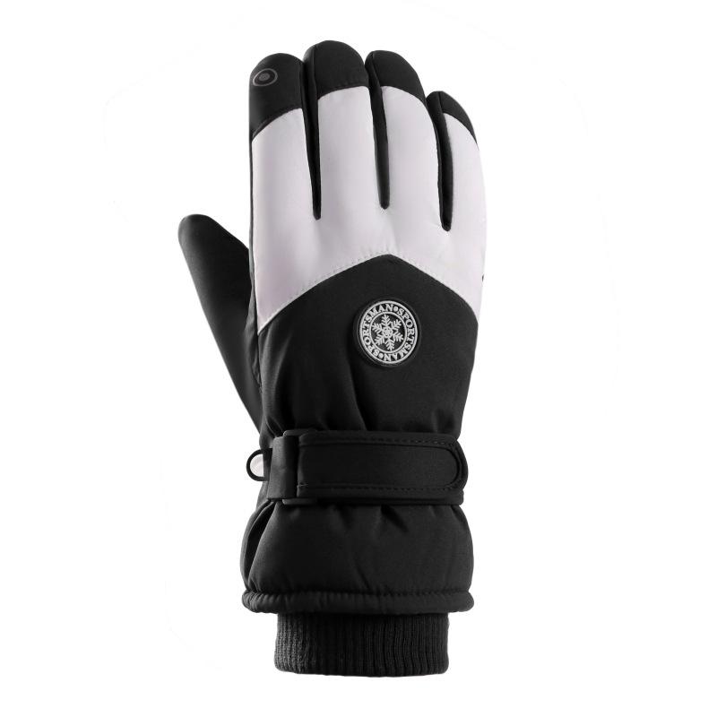 Winter Skiing Gloves for Men and Women Water Resistant  Windproof Warm  Thickened  Anti Slip Touch Screen  Cycling and Driving Gloves
