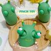 Funny Grass Worm Pinch Toy Panda  Stress Relief Fidget Decompression Toy  Eyes Squeeze Toys Relieve Anxiety Stress Relief Slug