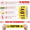 Halloween Tape Yellow Warning Scary Party Decorations Safety Scene Caution Tape Roll Party Props for Outdoor Door Window