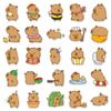 51 Capybara Graffiti Stickers: Cute Cartoon Animal Decals for Suitcases & Phone Cases