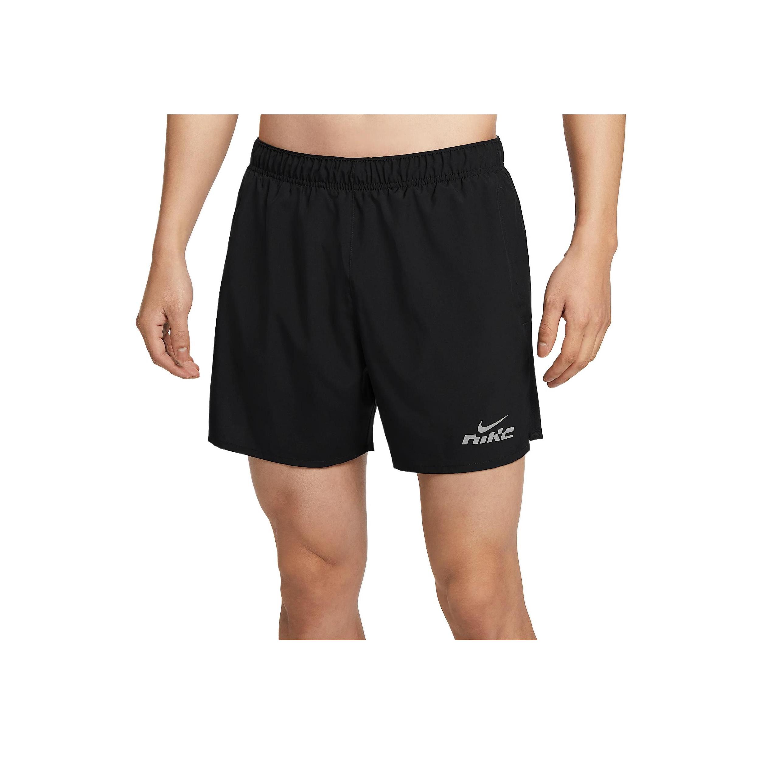Nike Challenger Flash Comfortabel Stijlvol Veelzijdig Twee-in-&eacute;&eacute;n Sportshorts Heren shorts Zwart IB4130-010 2XL