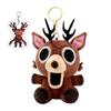99 Nights In the Forest Plush Deer Keychain - Fluffy, 99-Day Survival Game Merchandise, Horror Game Doll, Stuffed Animal, Cute, Soft, Portable, Kids'
