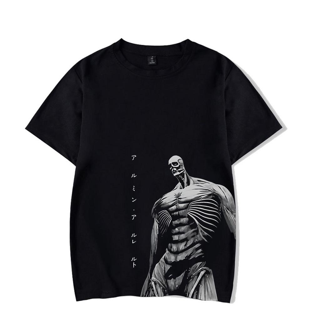Hip Hop T-Shirt Anime Printed Streetwear Short Sleeve Vintage Japanese Graphic TShirt Men Harajuku Casual Loose Washed Tees
