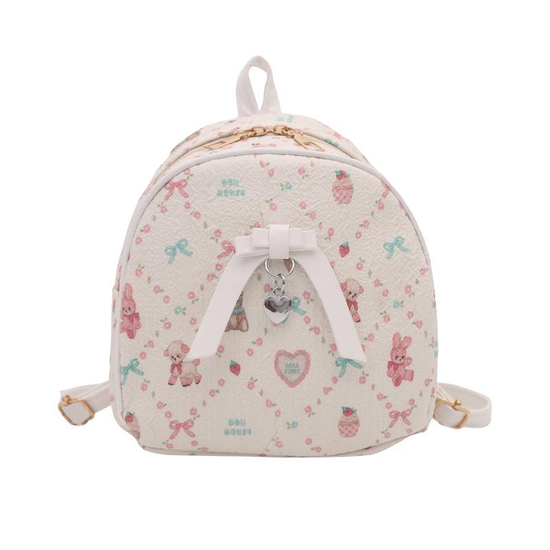 Schoolbag cute women's bag 1011 new cute pattern design versatile ins handbag casual fashion backpack