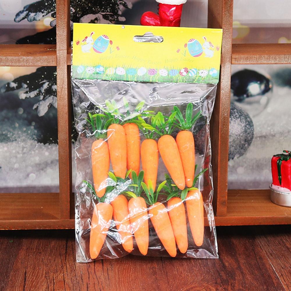Easter Carrots Foam Hanging Decorations Artificial Carrots Ornament