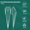 Nailpop Mechanical Nail Form 70/140Pcs Unique Dragon Claw Clear Nail Extension Forms 14 Sizes Easy DIY Salon Nail Art Tool