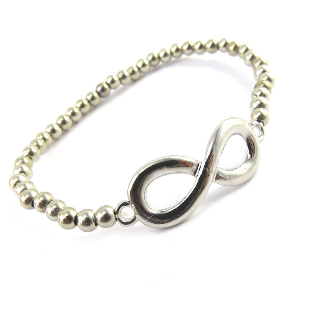 Les Trésors De Lily [M6163] - Brățară elastică „Infinity” din argint