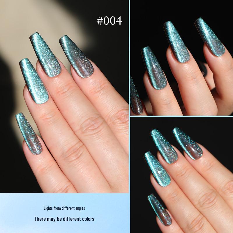 

Гель-лак для ногтей «Кошачий глаз Синие слезы» - 2025 Коллекция Супер Вспышка Отбеливание