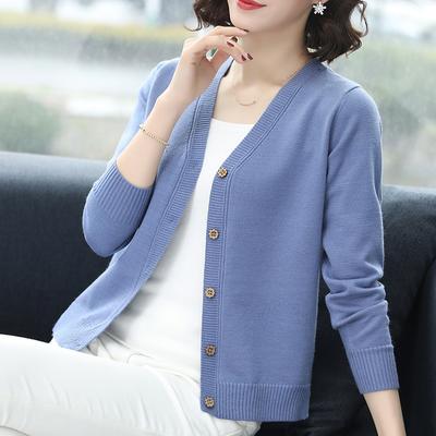 Autumn/Winter Women's Knitted V-Neck Cardigan