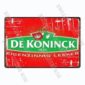 Belgium Beer Tin Plaque Vintage Man Cave Metal Signs Beer Tin Sign For Bar Pub Kitchen Drink Poster Plates Gift Xcm A