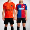 Ted Lasso AFC Richmond Orange Red Crew Neck T Shirt Men Women Bantr Logo Printed Casual Short Sleeve Top TV Show Fan Sports Tee