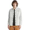 Timberland Solid Color Fashion Pocket Breathable Work Comfortable Casual Long Sleeve Shirt Men Shirts Vintage-White A2HPN-CM9