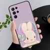 Cute Rabbit Cartoon Funda Phone Case For Samsung Galaxy S25 S24 S23 S22 S21 Ultra S24 S23 S22 S21 S25 Plus S24 S20 FE
