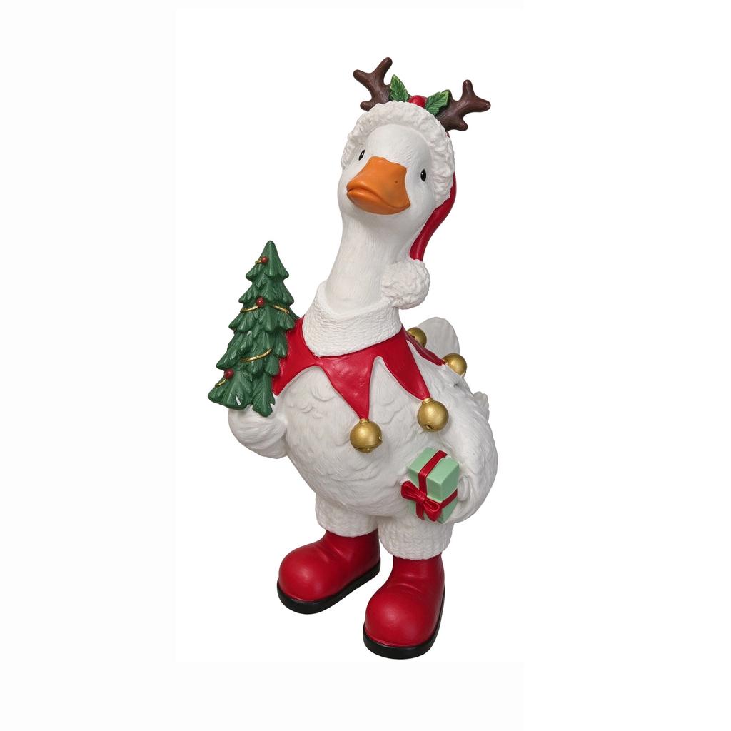 Christmas Gift Resin Figurine for Holiday Tabletop Home Decoration Ornament