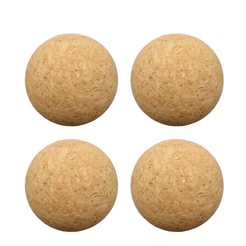 1/6/12Pcs 36mm Table Football Cork Solid Wood Foosball Table Soccer Ball Fussball Football Machine Replacement Accessories
