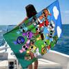S-Sprunki All Characters Beach Towel Quick Dry Microfiber Soft Absorbent Towel For Kids Pool Beach Camping