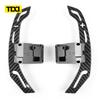 TDD Glossy Carbon Fiber Magnetic Paddle Shifters For Hyundai N/GT i30N Kona N Elantra N Veloster N Multiple Styles Choose