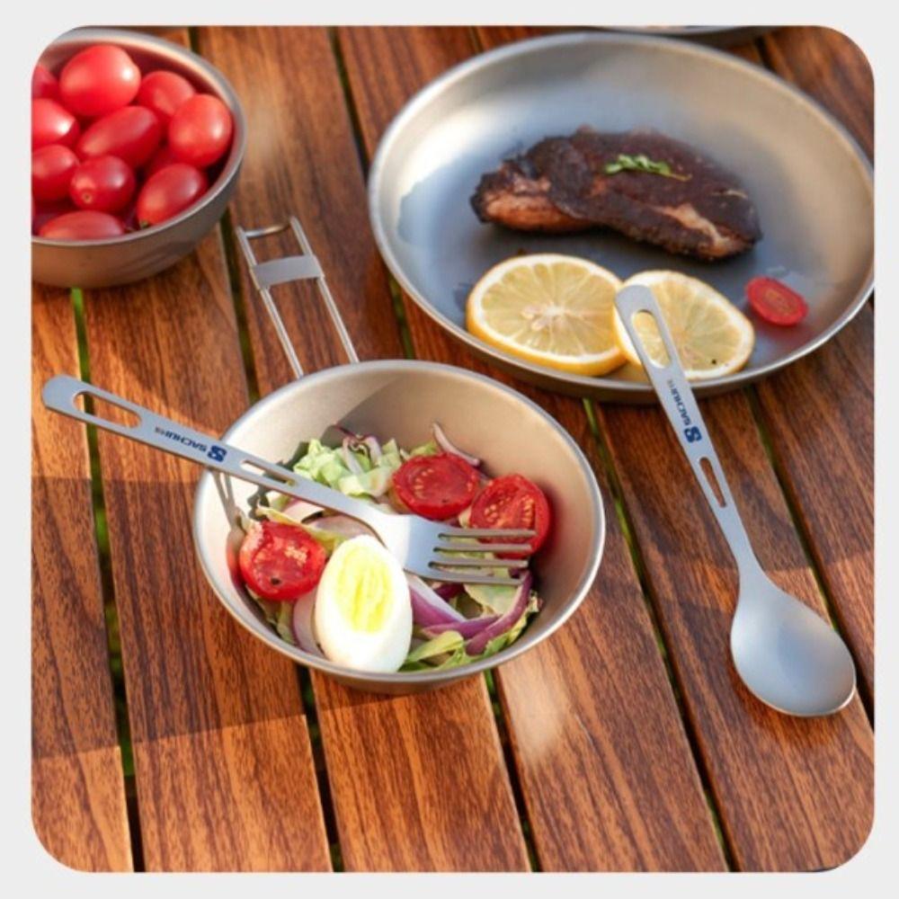 Environmental Outdoor Camping Fork Portable Cutlery Fork High Quality EDC Tool  Outdoor Tool