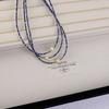 Women's Light Luxury Lapis Lazuli & Freshwater Pearl Necklace – Elegant, Simple, & Fashionable Clavicle Chain