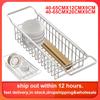 Sink Drain Rack Drain Rack Sink Storage Rack Wire Basket Under Shelf Basket Kitchen Drain Rack For Holds Dishes Cups Vegetables