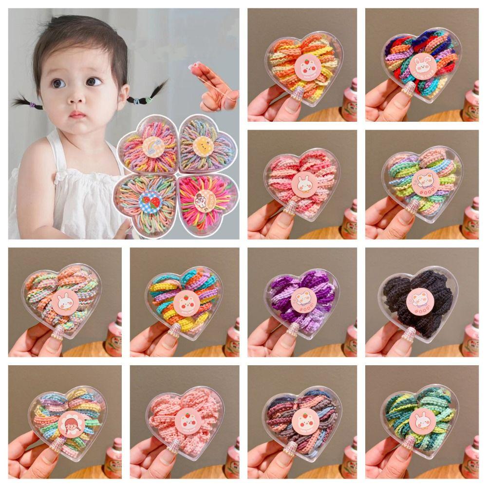 

Ponytails Holder Girl Rubber Bands Headgear Hair Tie Set Fashion Children Hair Rope Streetwear