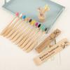 Ready Stock Fast and Custom Logo Kids Waterdrop Shape Soft BPA Free Natural Biodegradable Bamboo Toothbrush