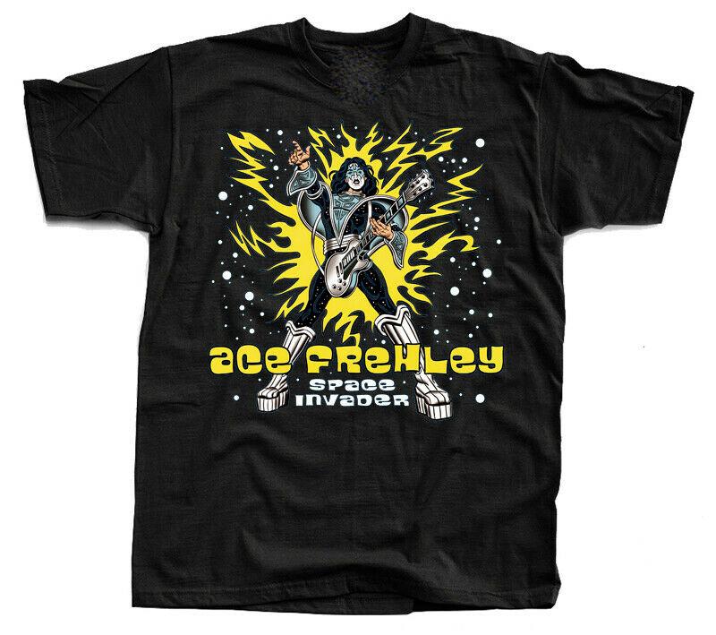 New Space Ace Frehley Invader Album 1978 Black Men S-234XL  D2006 Unisex T-Shirt XL