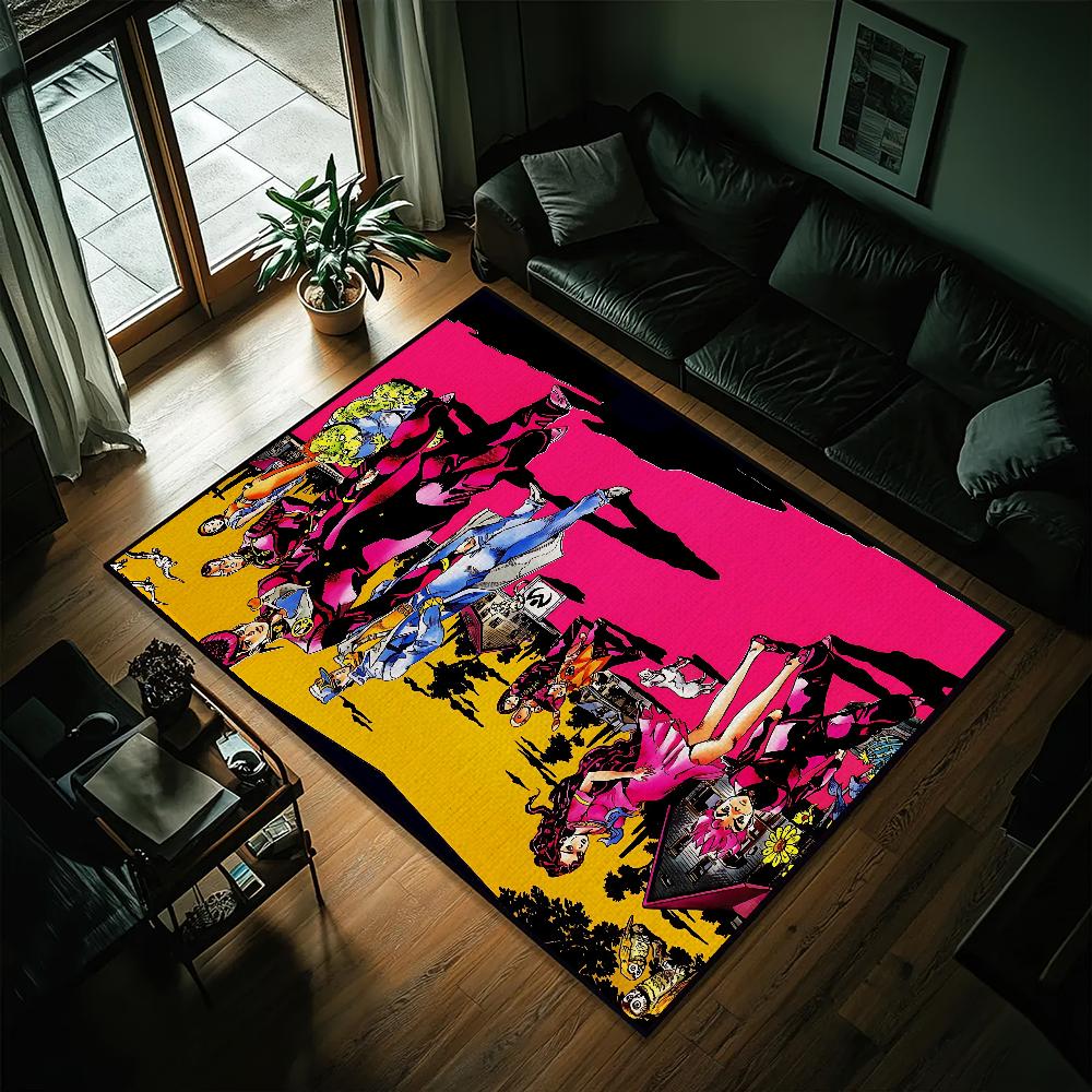 

JoJos Bizarre Adventure Cartoon Rug Non Slip Soft Floor Mat for Bedroom Living Room Kitchen Bathroom Home Decor 40x60cm