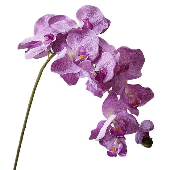 Fleur artificielle orchidée papillon, 1 pièce, décoration de jardin réaliste, bricolage, fête, mariage