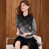 Women's Color-Block Mesh Patchwork Sweatshirt