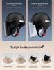 Certified Cat Ear Electric Bike Helmet for Men & Women: Sun Protection, All-Season Safety