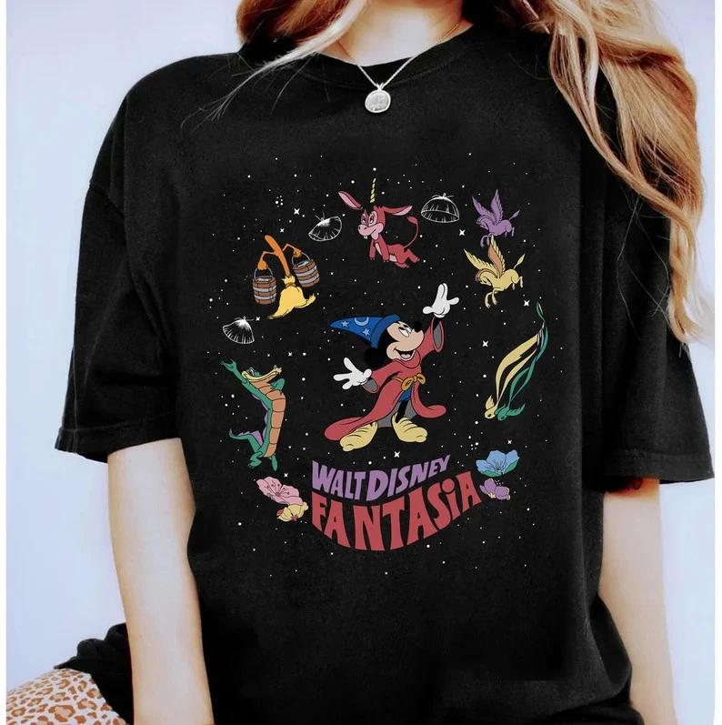Walt Fantasia Mickey Mouse Witch TShirt 2025 S