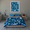 Underwater marine life. Bedding Duvet cover sets Duvet covers Pillowcases gifts (1 * Duvet Cover 2 * Pillowcases, without duvet insert)