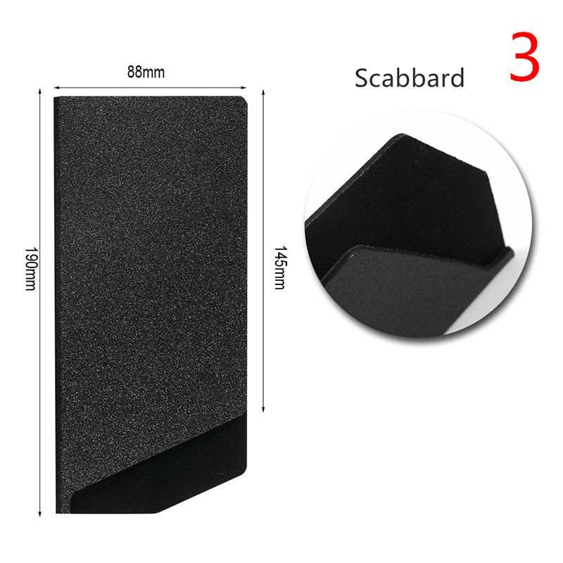 Black Plastic Kitchen Knife Blade Protector For 3.5-10 Inch Knife Cases Eco-Friendly Material  High Quality Practical