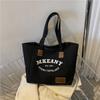 Stylish Canvas Tote Bag For Women 2023 Chic And Simple Design Large Capacity